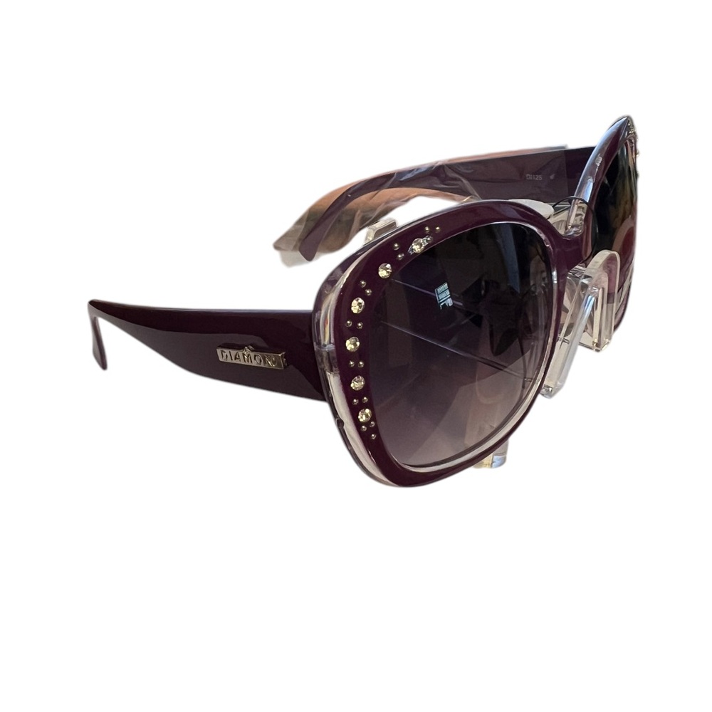 2 for $30 Mix and Match Diamond Eyewear Brown With Rhinestones Sunglasses